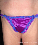 LIon in thong panties
